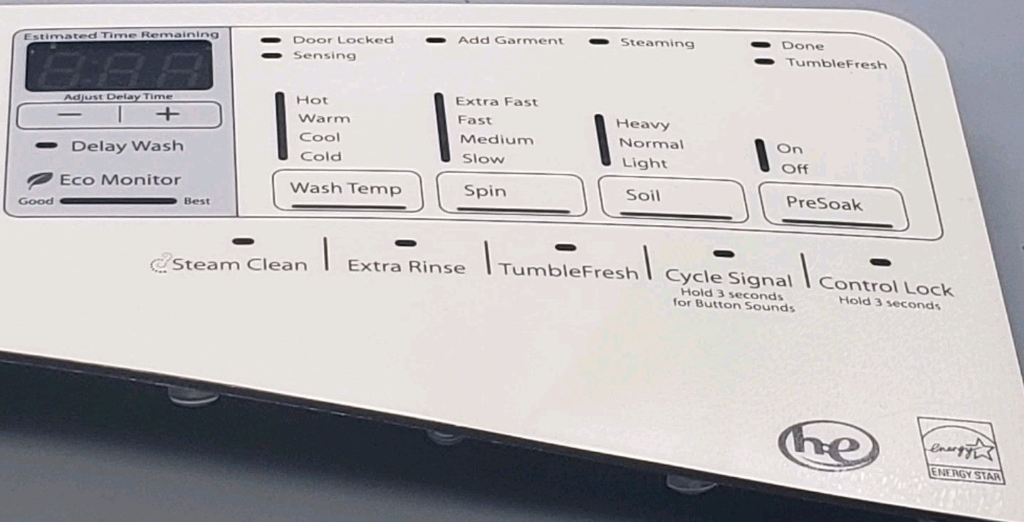 OEM Replacement for Whirlpool Washer Control Panel W10635635