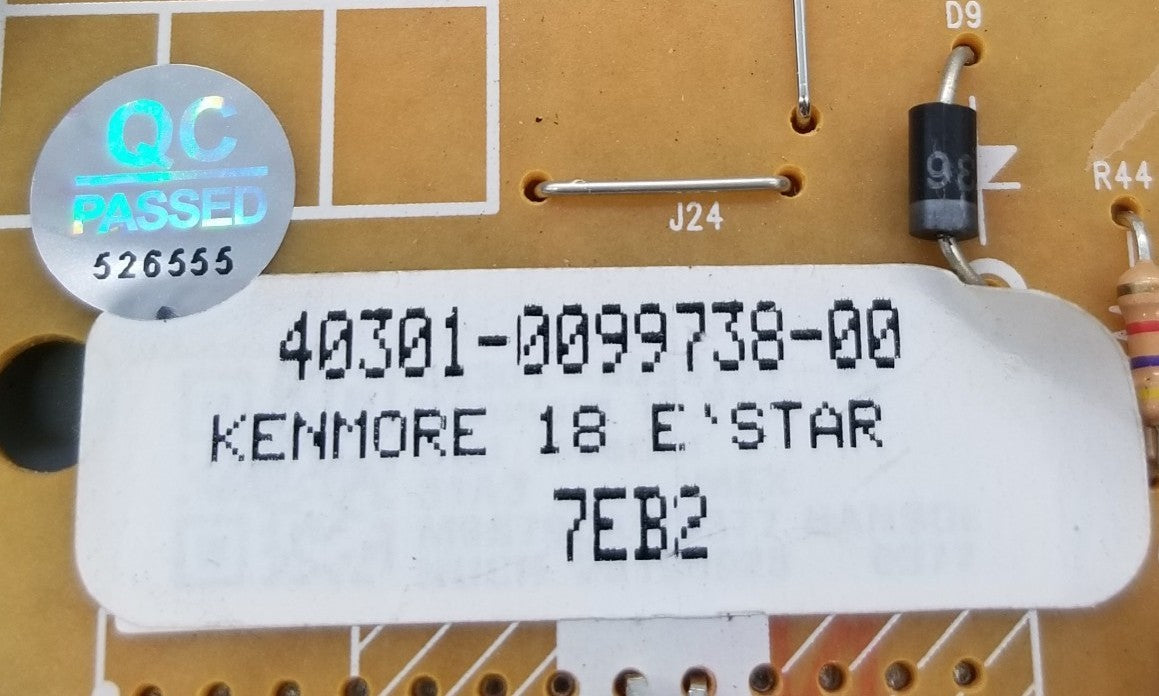 OEM Replacement for Kenmore Fridge Control 40301-0099738-00