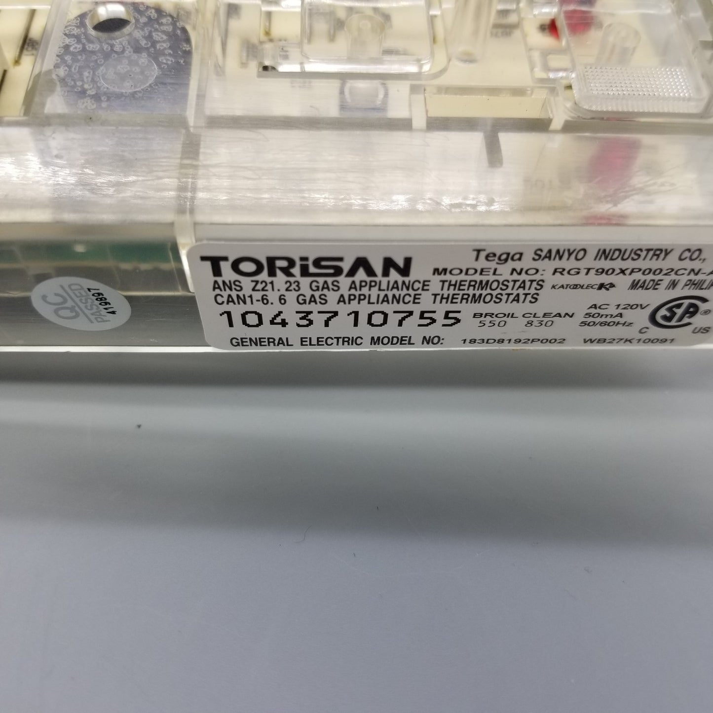 OEM Replacement for GE Oven Control Board 183D8192P002