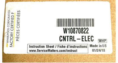 New Replacement for Whirlpool Fridge Electronic Control W10870822