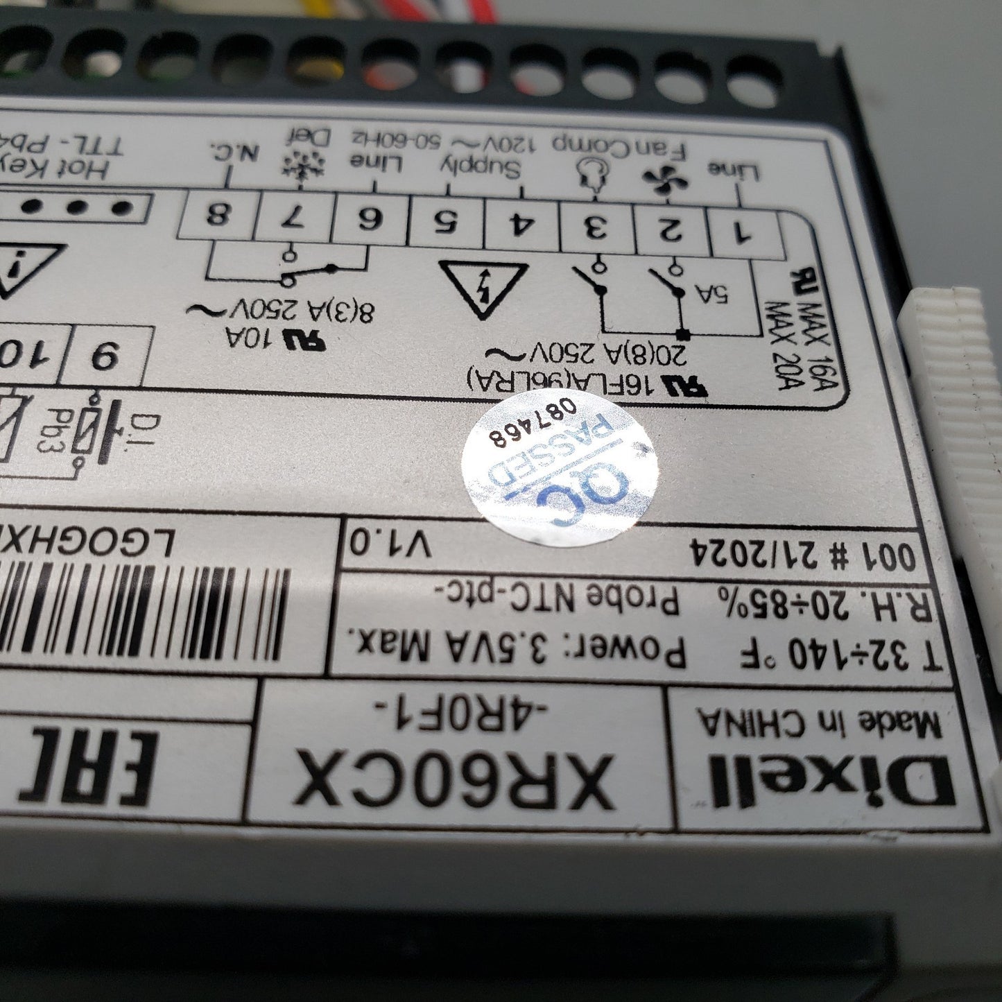 New OEM Atosa Temp Controller W0302184 W0302186 1-Yr