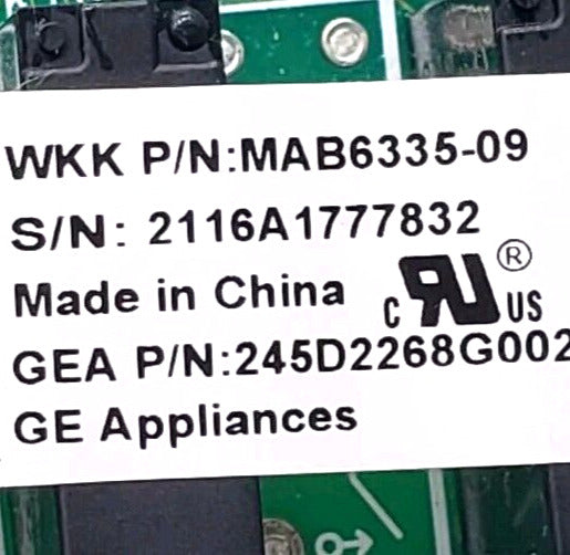 OEM Replacement for GE Fridge Control Board 245D2268G002