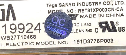 OEM Replacement for GE Oven Control 191D3776P003 WB27T10468