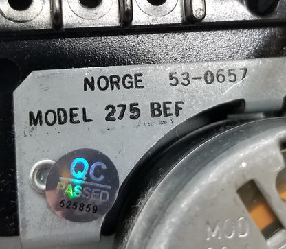 OEM Replacement for Amana Dryer Timer 53-0657  275 BEF
