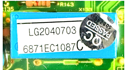 OEM Replacement for LG Washer Control 6871EC1087C