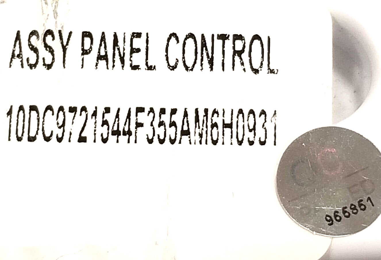 OEM Replacement for Samsung Washer Control Panel  DC97-21544F