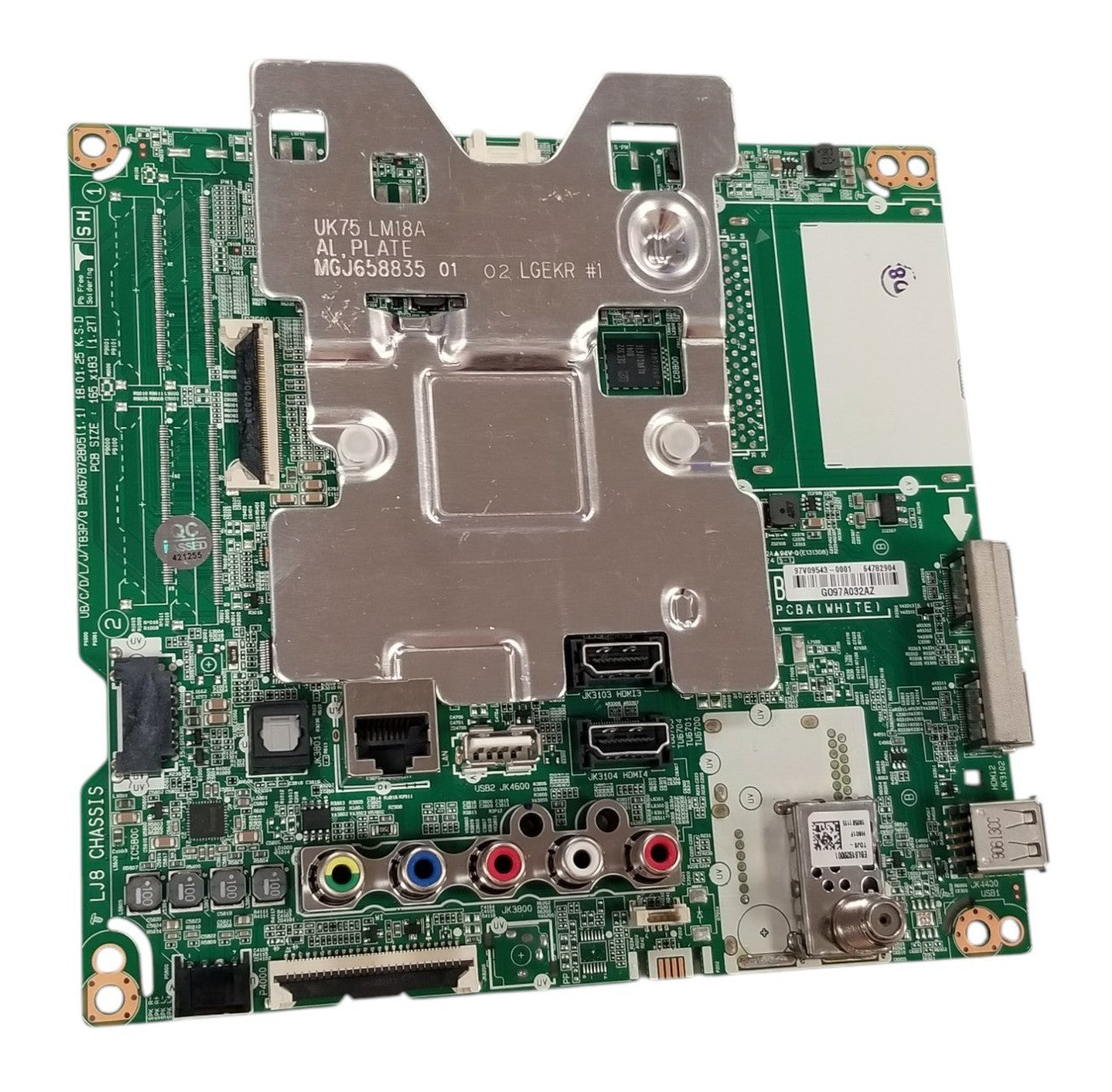 New OEM Replacement for LG TV Main Control EBU64782904 1- Year