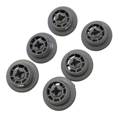 New OEM Replacement for Bosch Dishwasher Wheel 6 pk 10014040