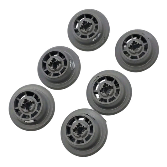 New OEM Replacement for Bosch Dishwasher Wheel 6 pk 10014040
