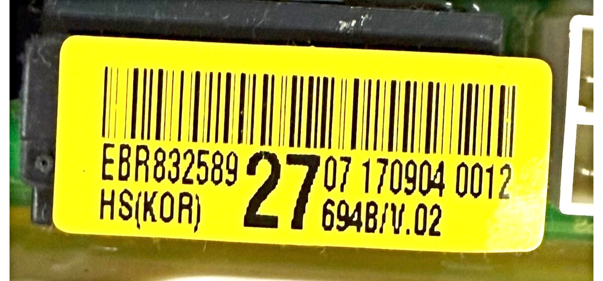 OEM Replacement for LG Dryer Control EBR83258927