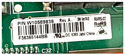 New Replacement for Whirlpool Fridge Control W10589838