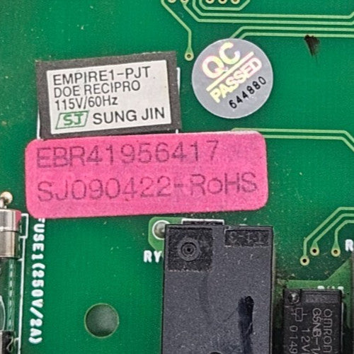 OEM Replacement for LG Fridge Main Control Board EBR41956417