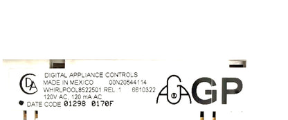 OEM Replacement for Whirlpool Range Control 8522501