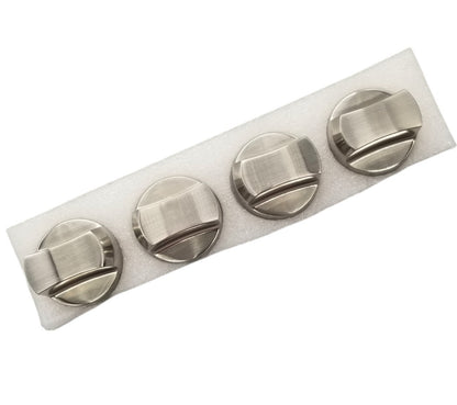 New OEM Forno Range Stainless Steel Knob Set 30402500470 1-Yr  To