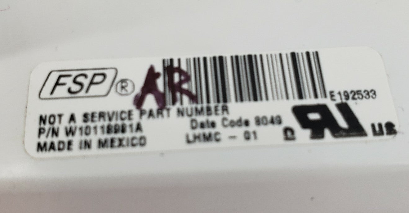 Genuine OEM Replacement for Whirlpool Washer Control W10118981A