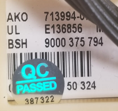 OEM Replacement for Bosch Washer Control 9000375794