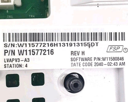 OEM Replacement for Whirlpool Washer Control W11577216