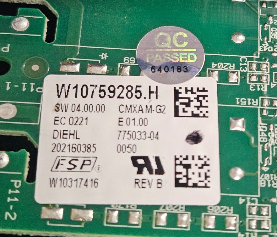 OEM Replacement for Whirlpool Range Control W10759285