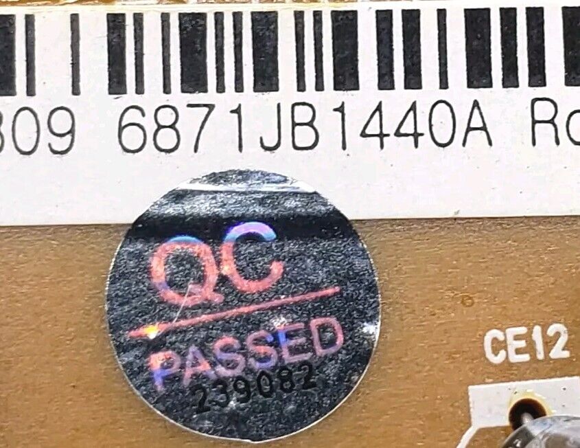 OEM Replacement for LG Fridge Control Board 6871JB1440A