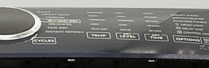 OEM Replacement for Electrolux Dryer Control Panel 5304529942   1 Year