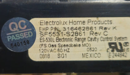 OEM Replacement for Frigidaire Range Control 316462861