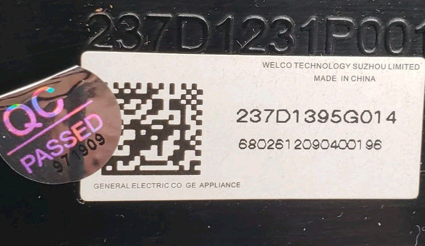 OEM Replacement for GE Washer Control Board 237D1395G014
