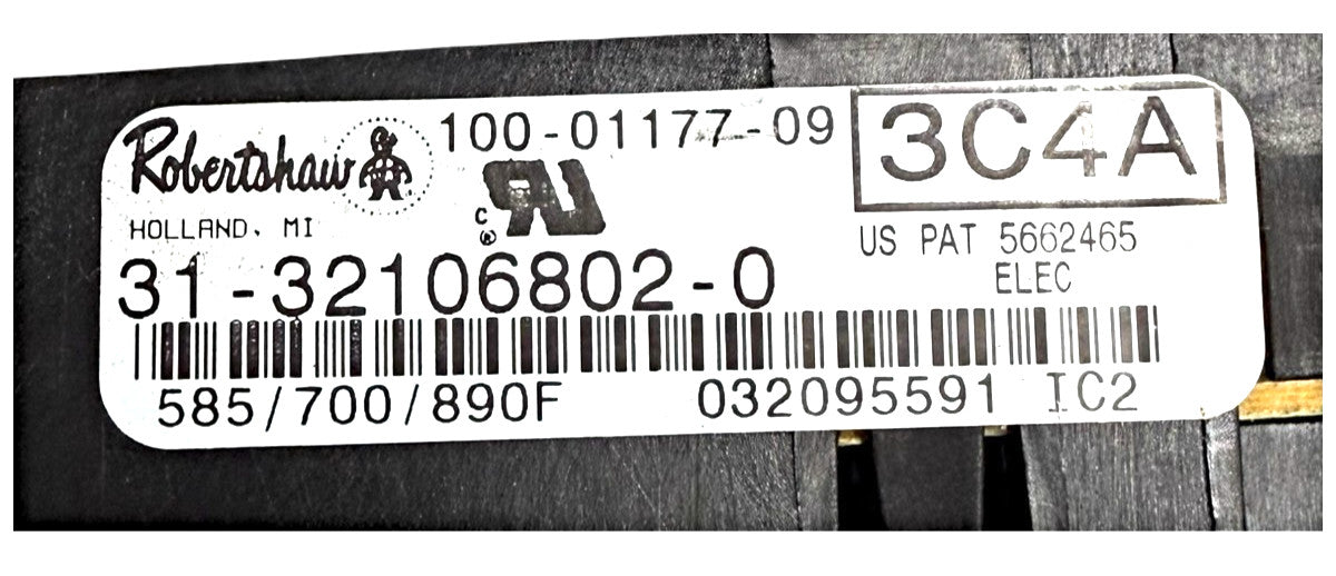 OEM Replacement for Whirlpool Range Control 31-32106802-0