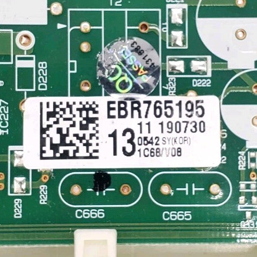 OEM Replacement for LG Dryer Control Board  EBR76519513