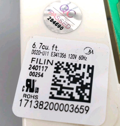 OEM Replacement for Frigidaire Dryer Control 17138200003659