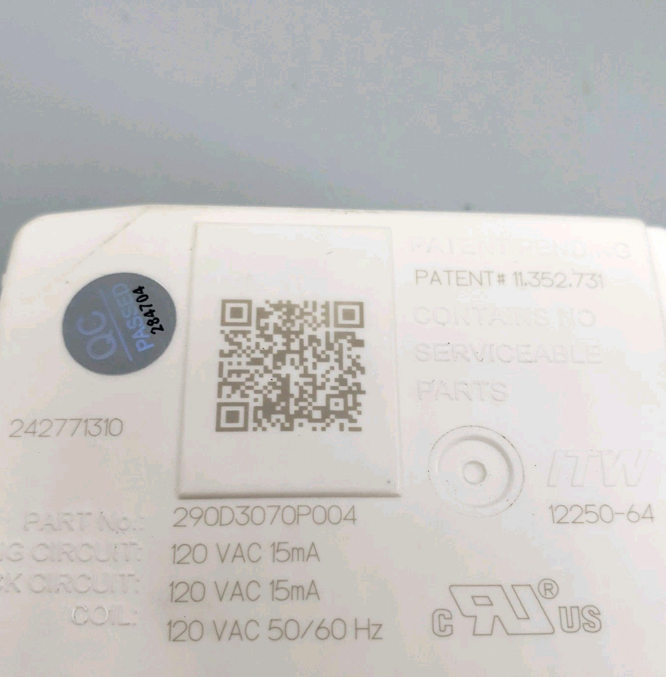 OEM Replacement for GE 3-Wire Washer Lid Lock 290D3070P004