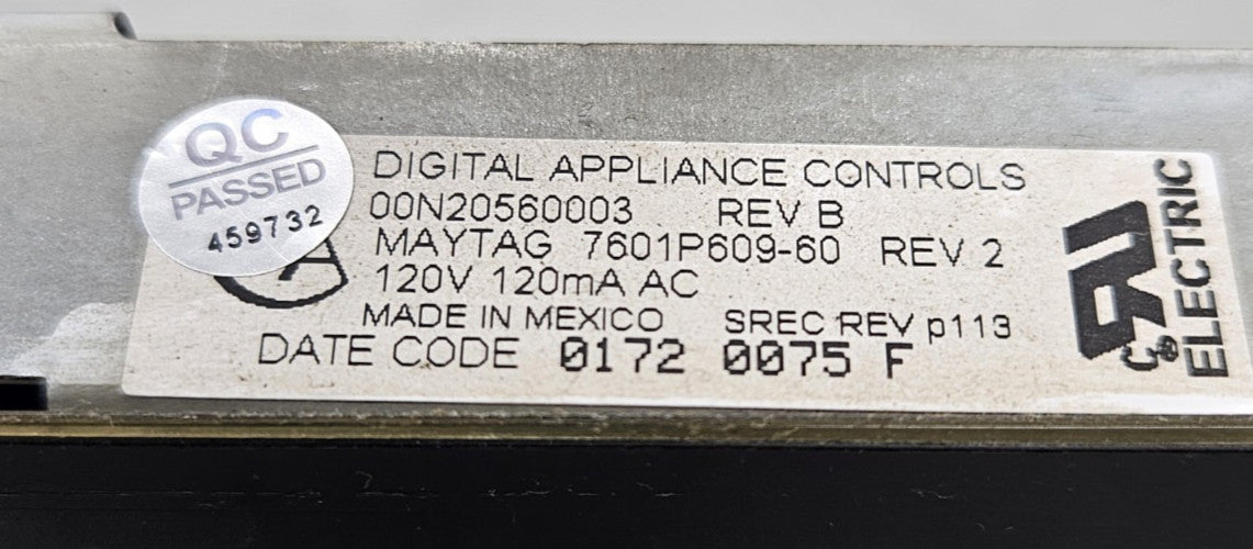 OEM Replacement for Maytag Oven Control 7601P609-60