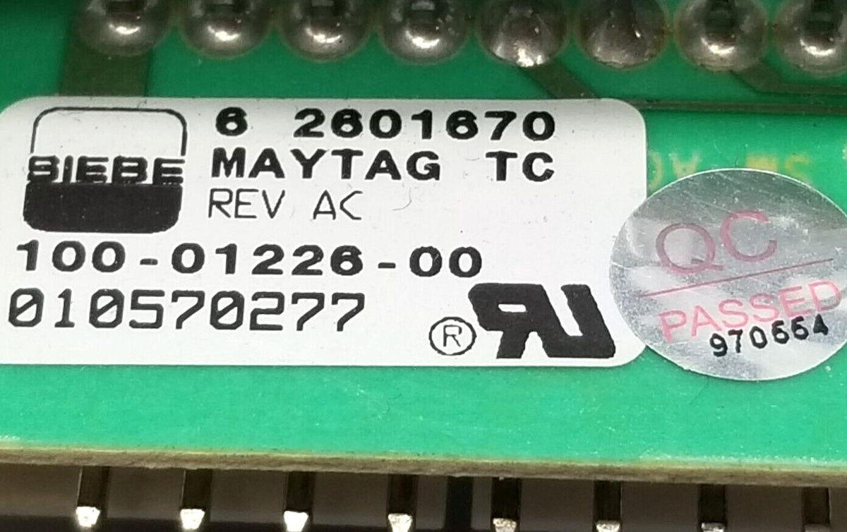 OEM Replacement for Maytag Washer Control 6 2601670