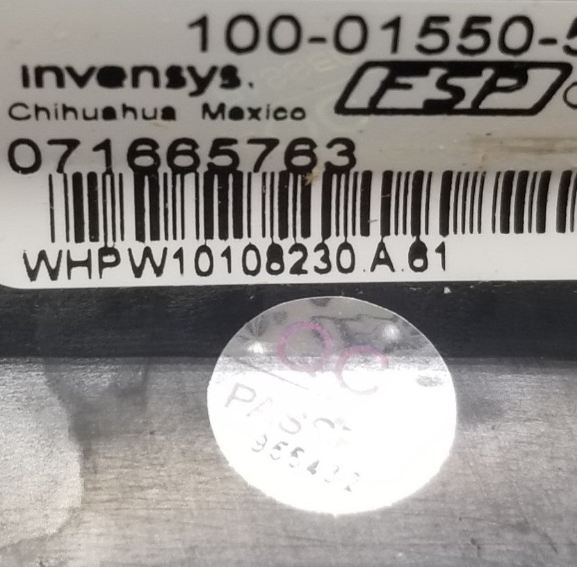 OEM Replacement for Whirlpool Range Control  W10108230