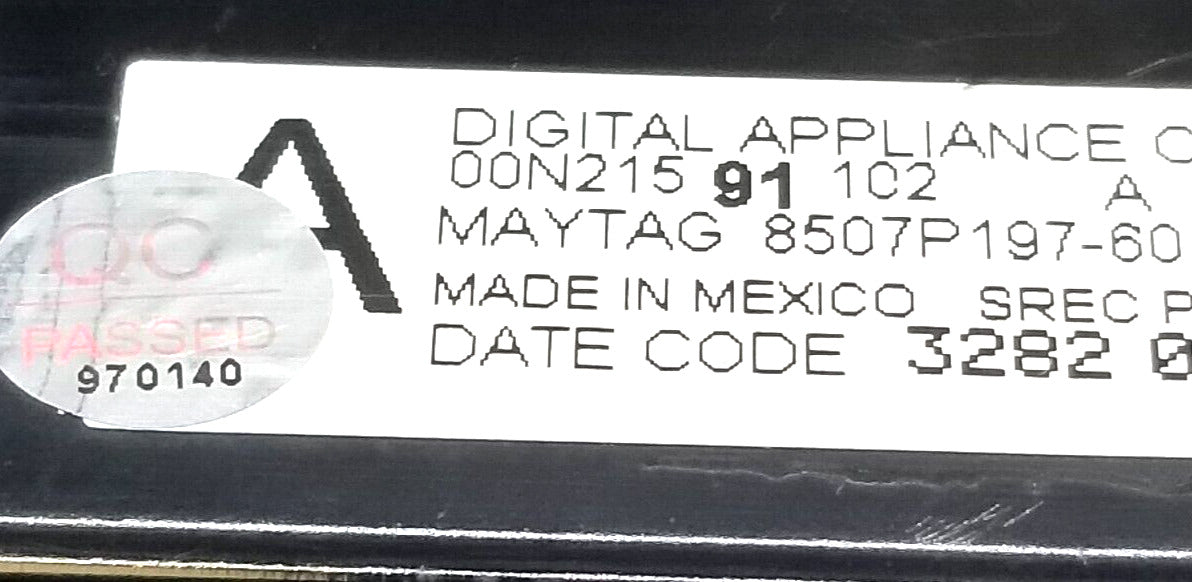 OEM Replacement for Whirlpool Range Control 8507P197-60