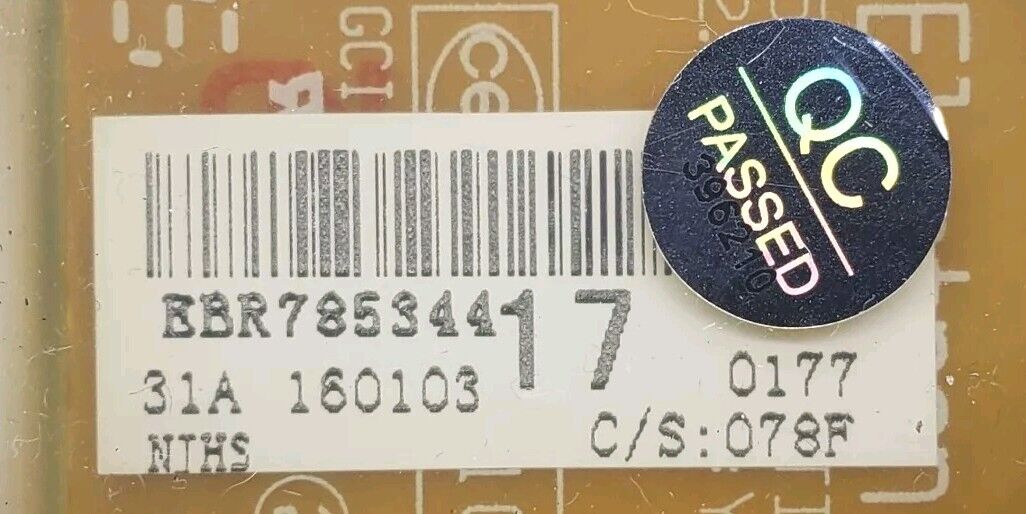 OEM Replacement for LG Washer Control  EBR78534417     ~ ~