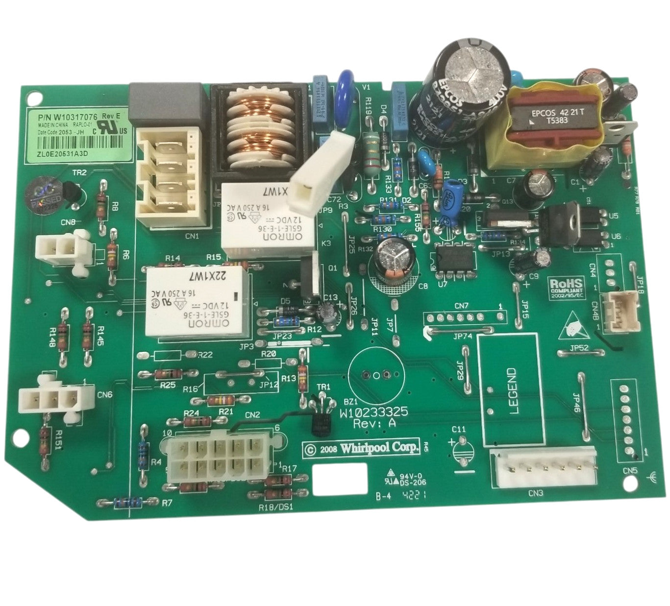 New OEM Replacement for Kenmore Fridge Control W10317076