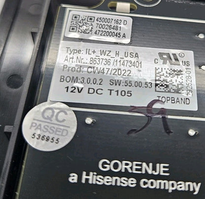 OEM Replacement for Hisense Oven Control 11473401