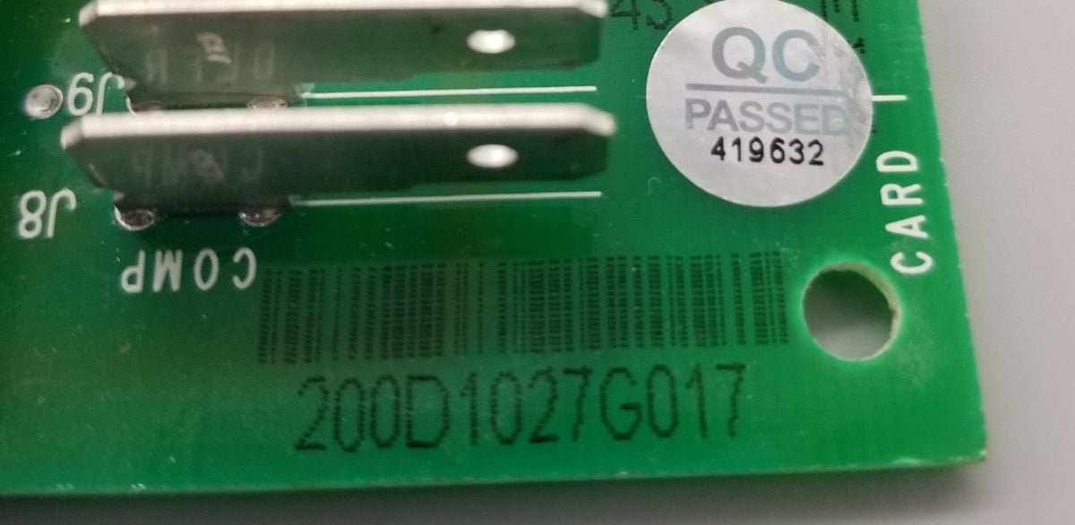 OEM Replacement for GE Fridge Control Board 200D1027G017