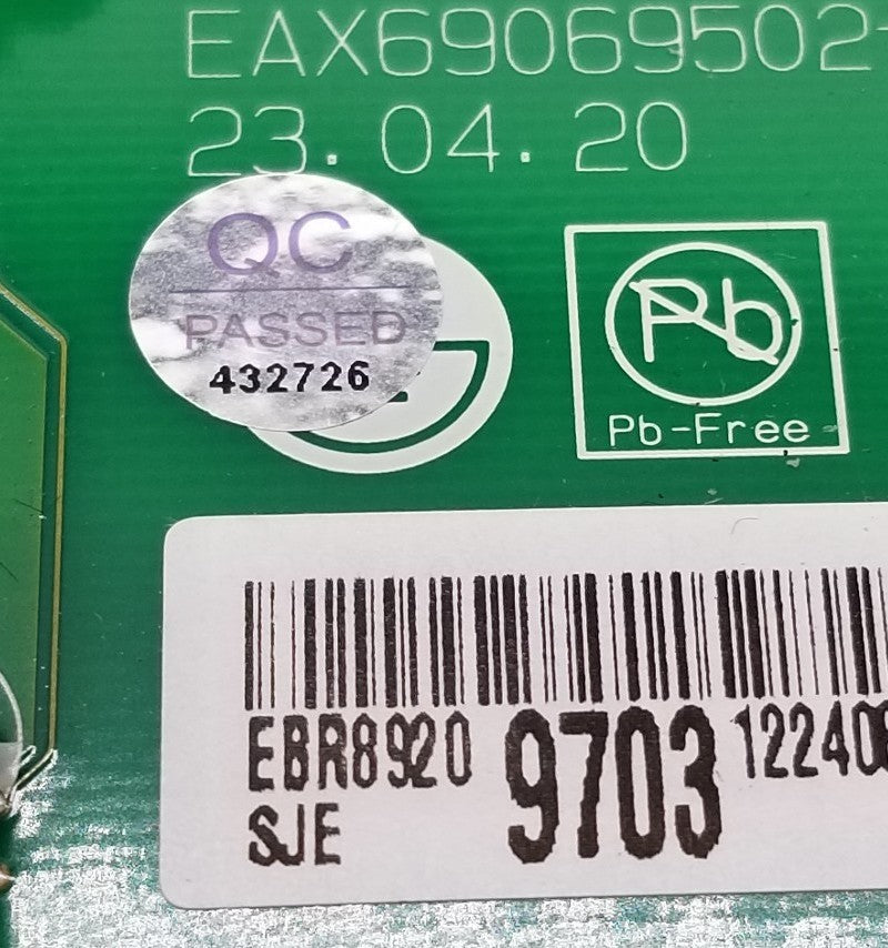 New OEM Replacement for LG Induction Cooktop Inverter Control EBR89209703