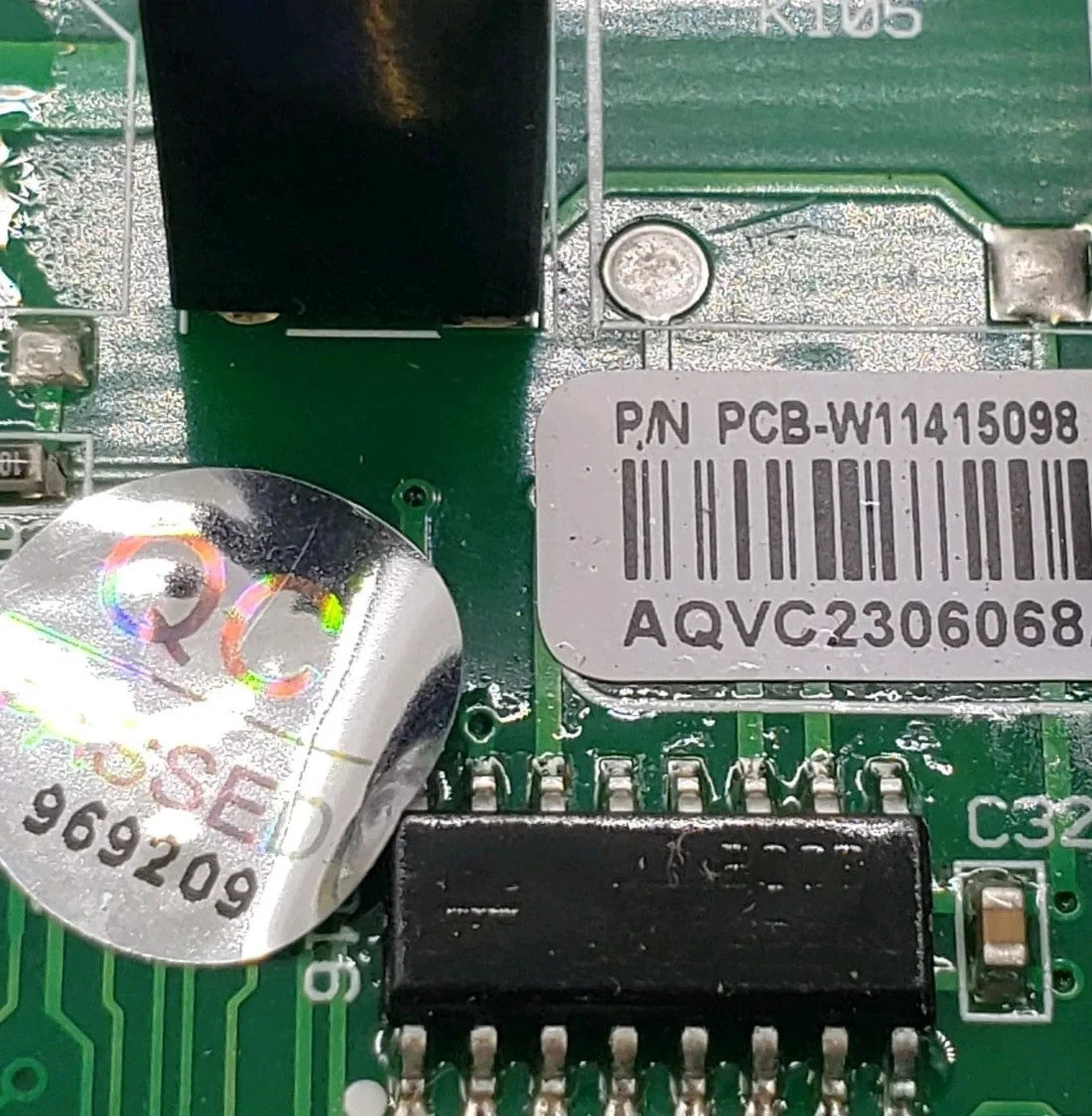 OEM Replacement for Whirlpool Fridge Control Board W11415098