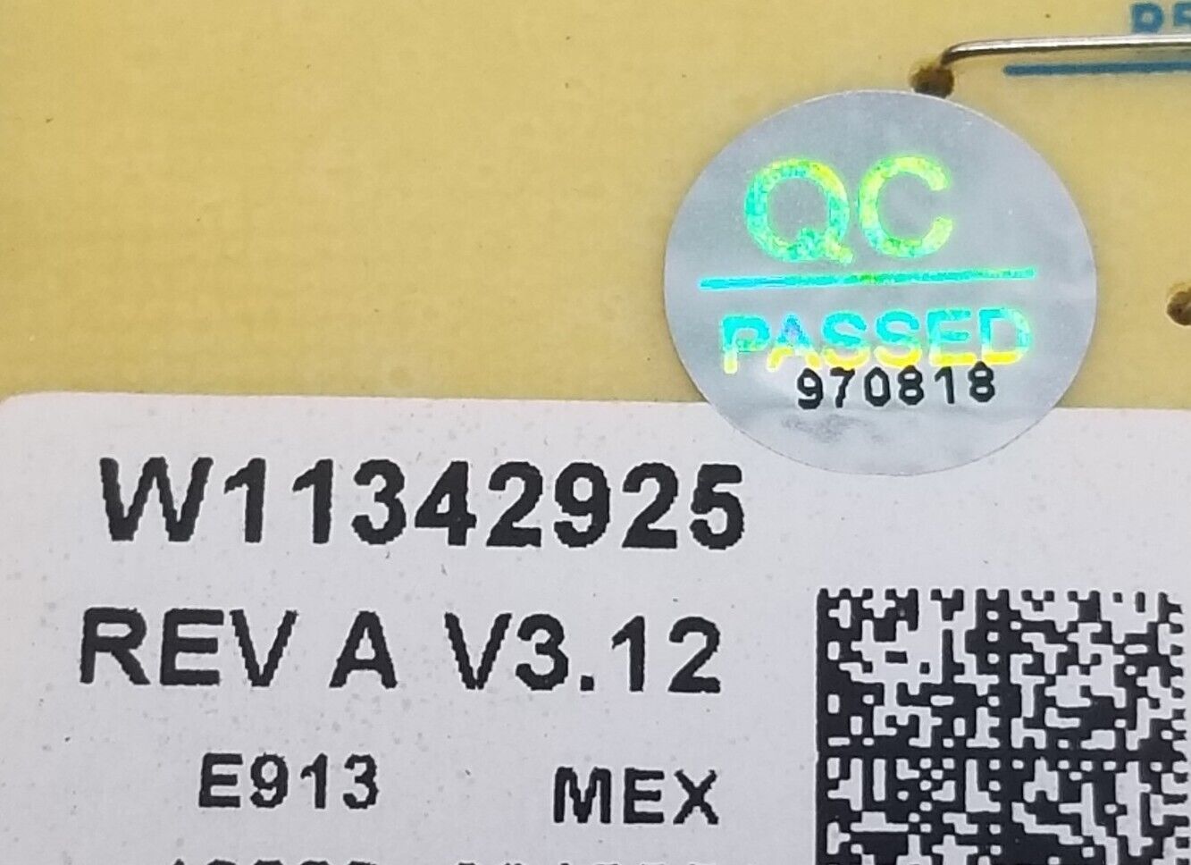 OEM Replacement for Whirlpool Range Control W11342925