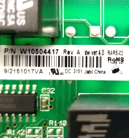OEM Replacement for KitchenAid Refrigerator Control  W10504417