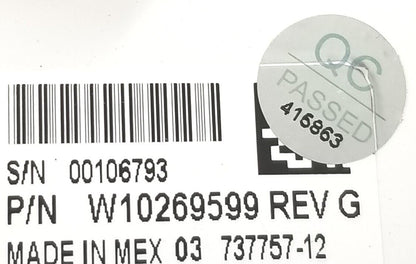 OEM Replacement for Whirlpool Washer Control W10269599