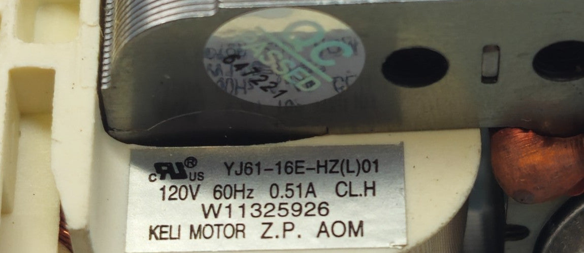 New OEM Replacement for Whirlpool Microwave Fan Motor W11325926