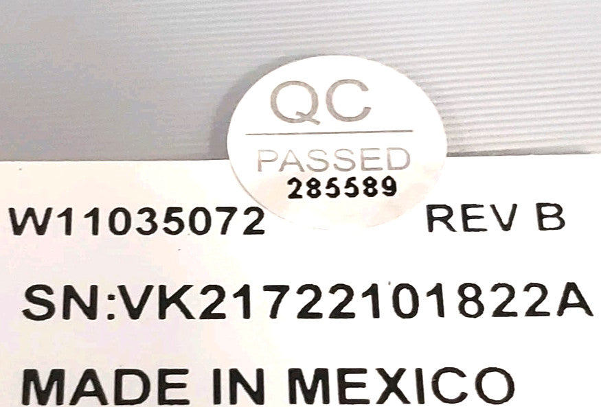 OEM Replacement for Whirlpool Washer Control Panel W11035072
