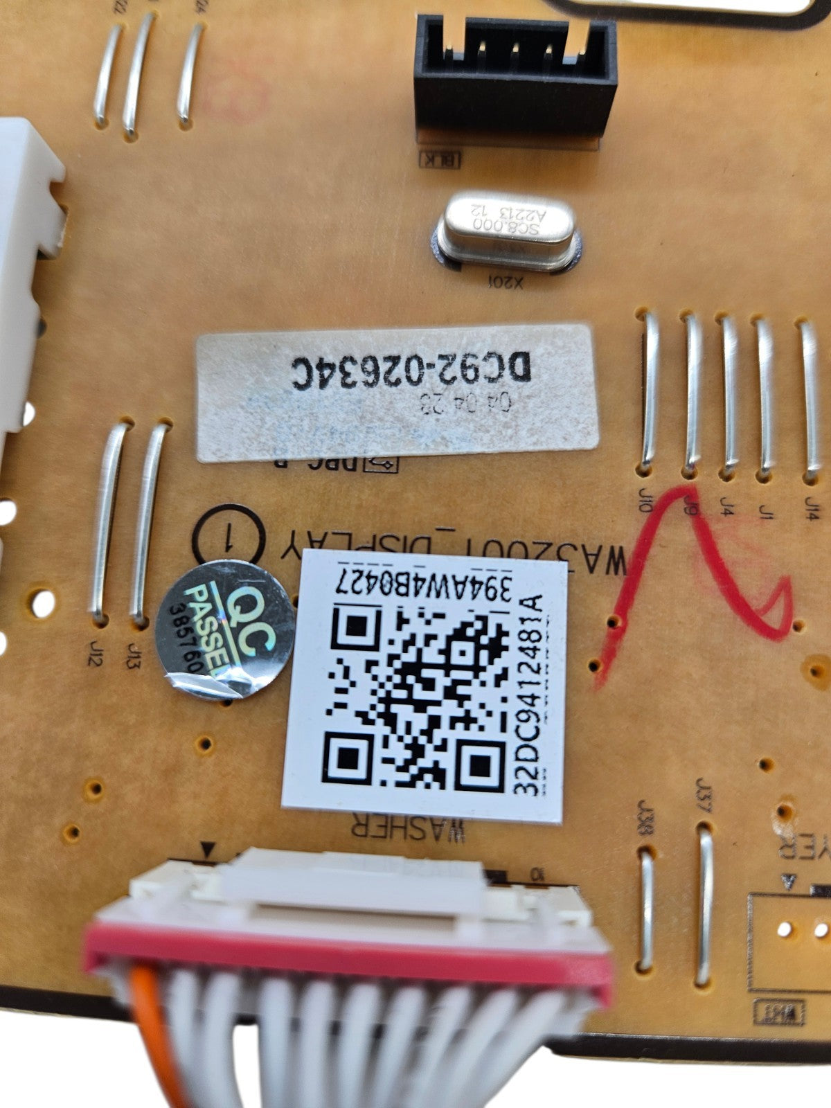 OEM Replacement for Samsung Washer Control Board DC92-02634C   s  To