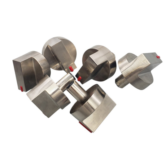 OEM Replacement for Samsung Stove Knob Set DG64-00473B 1-Yr