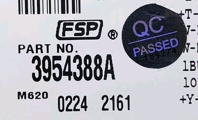 OEM Replacement for Whirlpool Washer Timer 3954388A 3954388