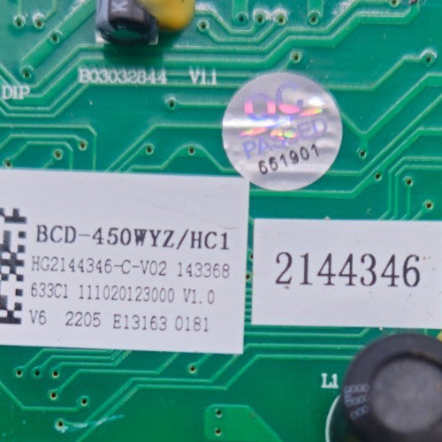 OEM Replacement for Hisense Fridge Control Board K2144346