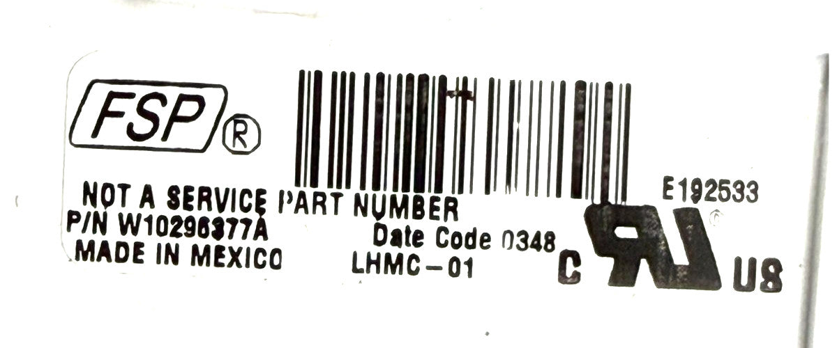 OEM Replacement for Whirlpool Washer Control W10296377A